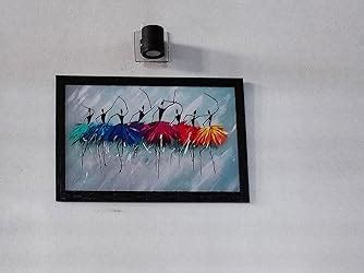 LIFEHAXTORE® Abstract Dancing Girls Art Framed Painting | Ready to hang ...