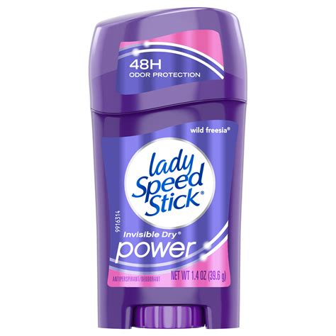 Lady Speed Stick Fresh Infusions, Female Deodorant, Wild Freesia, 1.4 ...