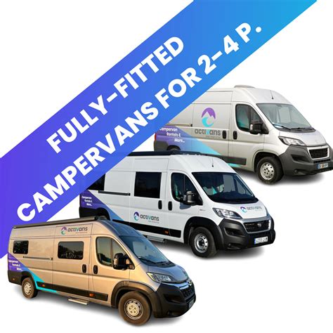 Rates for motorhome rentals in Spain l ACTIVANS