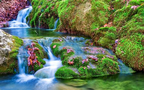 Waterfall Nature Wallpapers - Top Free Waterfall Nature Backgrounds ...