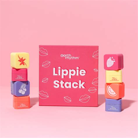 Earth Rhythm Lippie Stack (Pack of 4) | Lip Care Kit