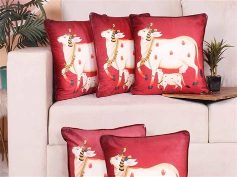 Buy Amazon Brand – Umi Unique Cute Elephant Cartoon Blue Printed Jute ...