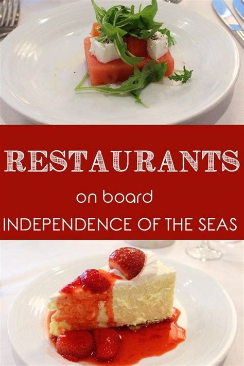 Food on Independence of the Seas: Restaurant Guide & Menus