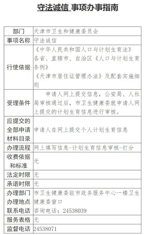 天津市居住证积分复核申请表（下载）- 天津本地宝