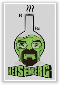Wall Poster Heisenberg in a Beaker | Breaking Bad Inspired TV Series ...