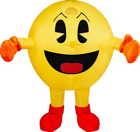 Rubies NECA Adult Pac-Man Inflatable Costume, As Shown, One Size