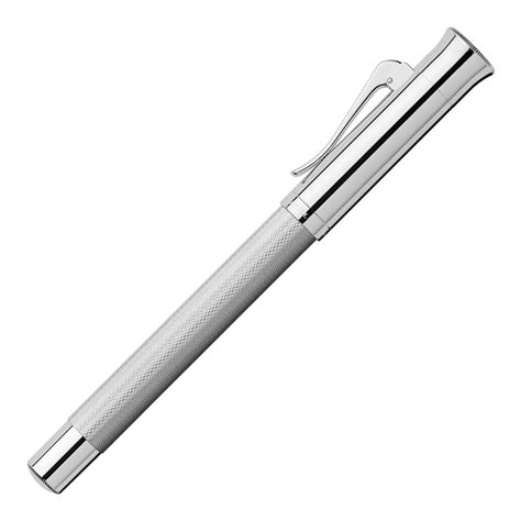 Buy GVFC Guilloche Rhodium Fountain Pen | Graf Von Faber Castell Pens ...