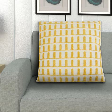 Buy Fiesta Wave Textured Filled Cushion - 45 x 45 cm from Home Centre ...
