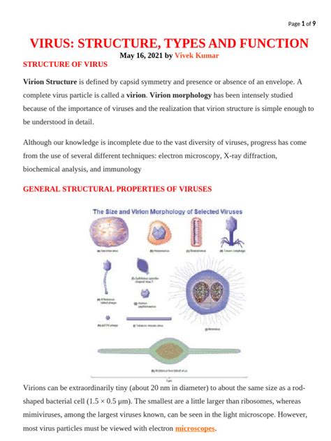 Virus Structure and Function 的图像结果