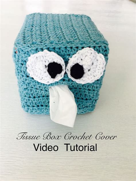 Crochet Tissue Box Cover Tutorial 的图像结果