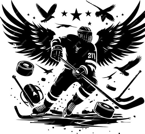 Hockey Black and White 的图像结果