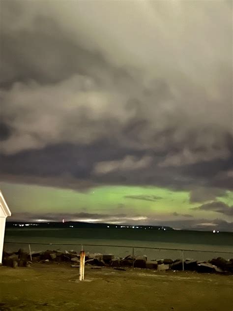 Northern Lights from Discovery Park. First time seeing them from ...