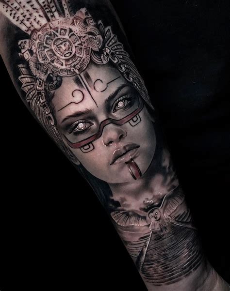 female warrior tattoo ideas