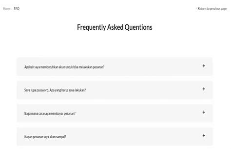 Frequently Asked Questions Template