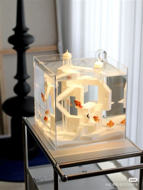 Unique Home Decor with Fish Tank Design