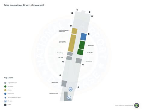 Tulsa Airport (TUL) | Terminal maps | Airport guide