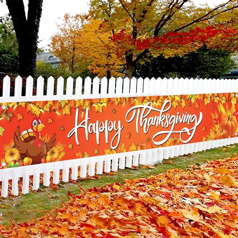 Amazon.com: KatchOn, Happy Thanksgiving Banner Outdoor - Xtralarge ...