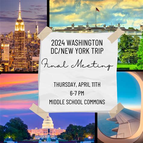 Final Meeting - 2024 Washington DC/New York Trip | Aspen View Academy