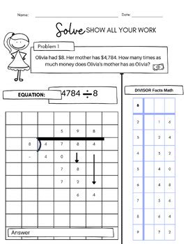 Image result for Long Division Calculation