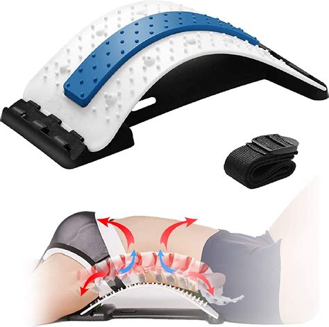 kossto Plastic Back Stretcher Device For Bed|Chair&Car,Multi-Level ...