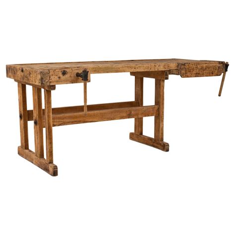 20th Century Czech Wooden Work Table For Sale at 1stDibs