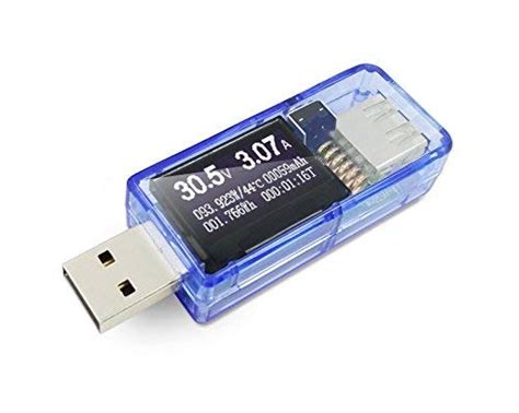 Eatech USB 2.0 Male To Female Port DC Digital voltage voltmeter current ...