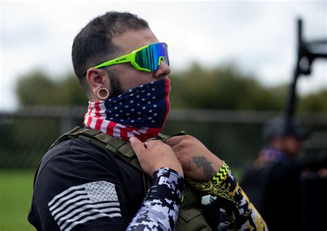 Proud Boys rally at Delta Park in Portland on Sept. 26, 2020 ...