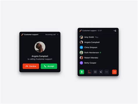 VoIP Phone UI Design 的图像结果