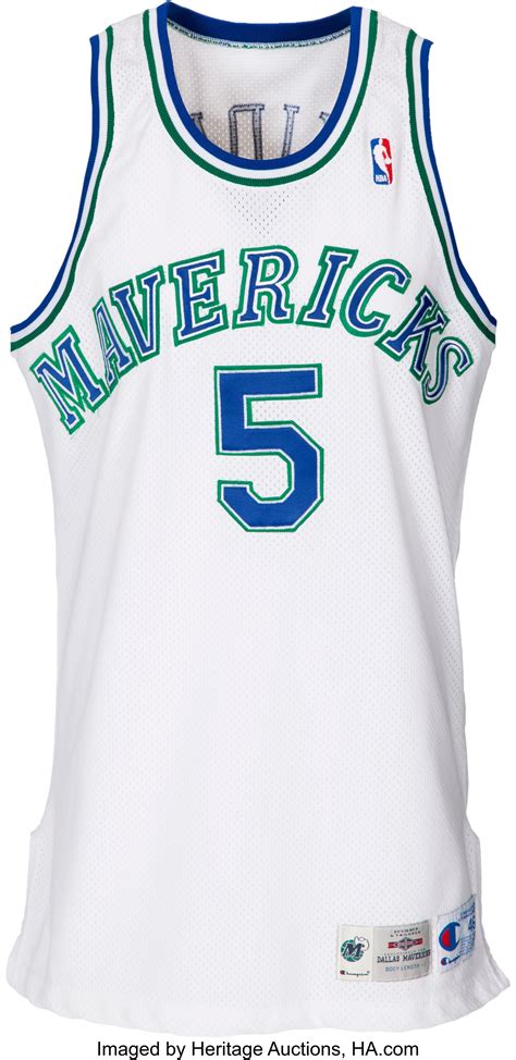 1994-95 Jason Kidd Game Worn Dallas Mavericks Jersey.... Basketball ...