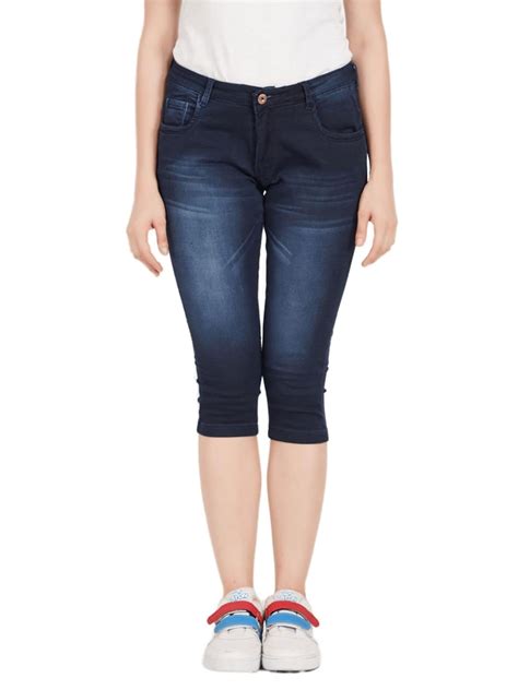 Buy MM-21 Skinny Fit Women Denim Capri at Amazon.in