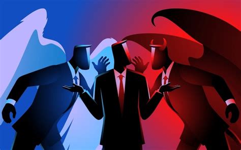 Morality Angel and Devil 的图像结果