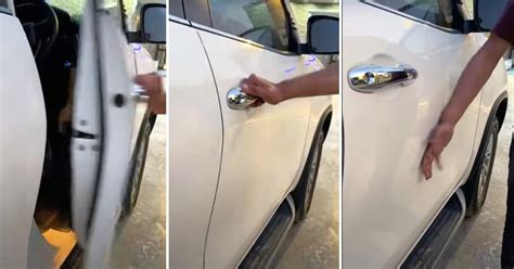 Now Toyota Fortuner Owner Tests Safety by Hitting and Banging Doors ...