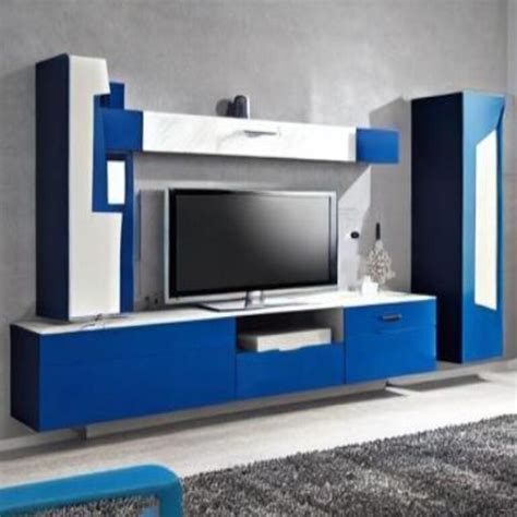 37 Blue TV Units, Cabinets, Stand Interior Design Ideas & Images 2025