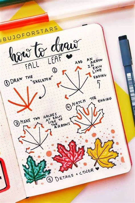Image result for Fall Drawings Bullet Journal