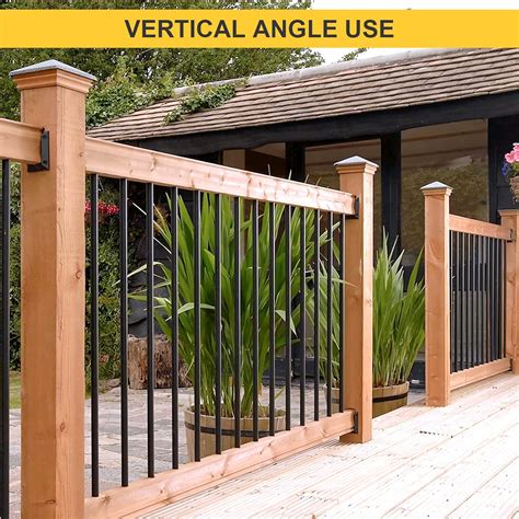 Buy Goovilla Deck Railing Bracket Connectors, 2x4 Brackets for Railing ...