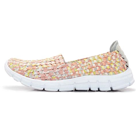 Buy JWJ Women's Handmade Woven Shoes Slip-Ons Comfort Walking Shoes ...