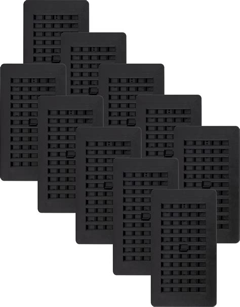 Deluxe Metal Mobile Home Floor Register Vents (4x8, Brown) (10 Pack ...