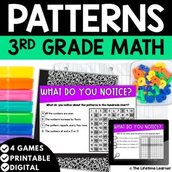 Image result for Patterns 3rd Grade