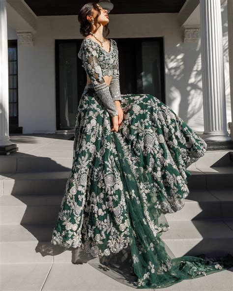 Indian Green Bridal Dresses