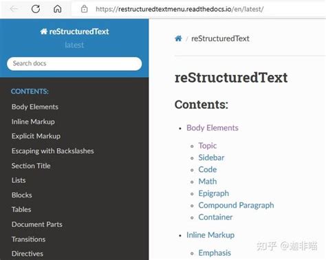 reStructuredText Python Docstring 的图像结果