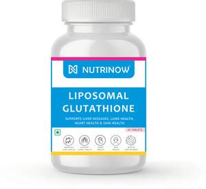NUTRINOW Liposomal Glutathione for Liver Disease, Heart disease, Skin ...