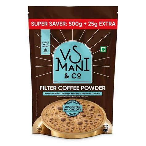 VS Mani & Co Filter Coffee Powder - Pack of 1 (500 gm) Makes 50 Cups ...