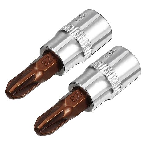 uxcell 2Pcs 1/4-Inch Drive PZ3 Pozi Bit Socket, S2 Steel : Amazon.in ...