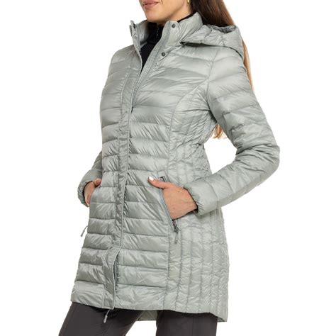 32 Degrees Packable Quilted 3/4 Length Down Coat - Insulated - Save 44%
