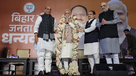 After NDA’s landslide Bihar victory, PM Modi takes the centre stage at ...