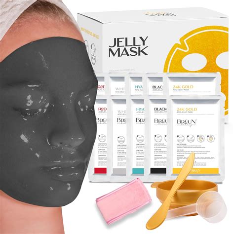 BRÜUN BRÃœUN Peel-Off Jelly Mask - 5 Treatments with India | Ubuy