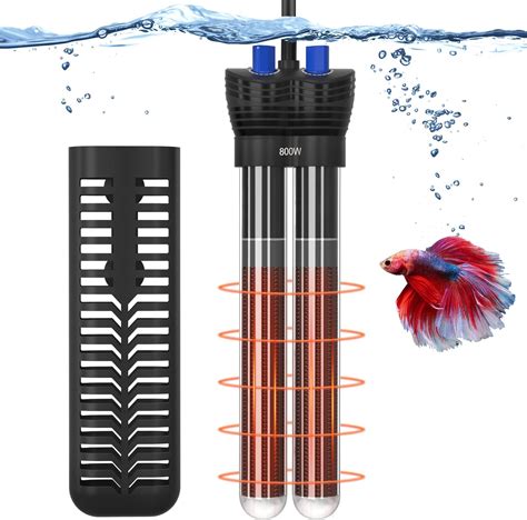 Amazon.com: fishkeeper 600 W/800 W Aquarium Heater, Submersible Fish ...