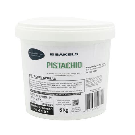 Bakels - Pistachio Spread | Lollipop Cake Supplies