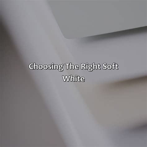 What Color Is Soft White - colorscombo.com