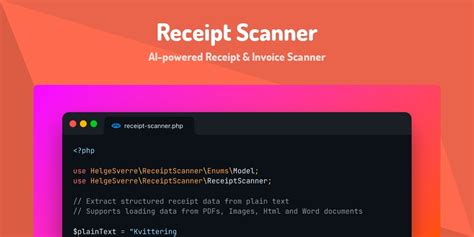 Receipt Scanner - AI-powered Receipt & Invoice Scanner - Made with Laravel